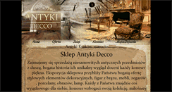Desktop Screenshot of antykidecco.pl
